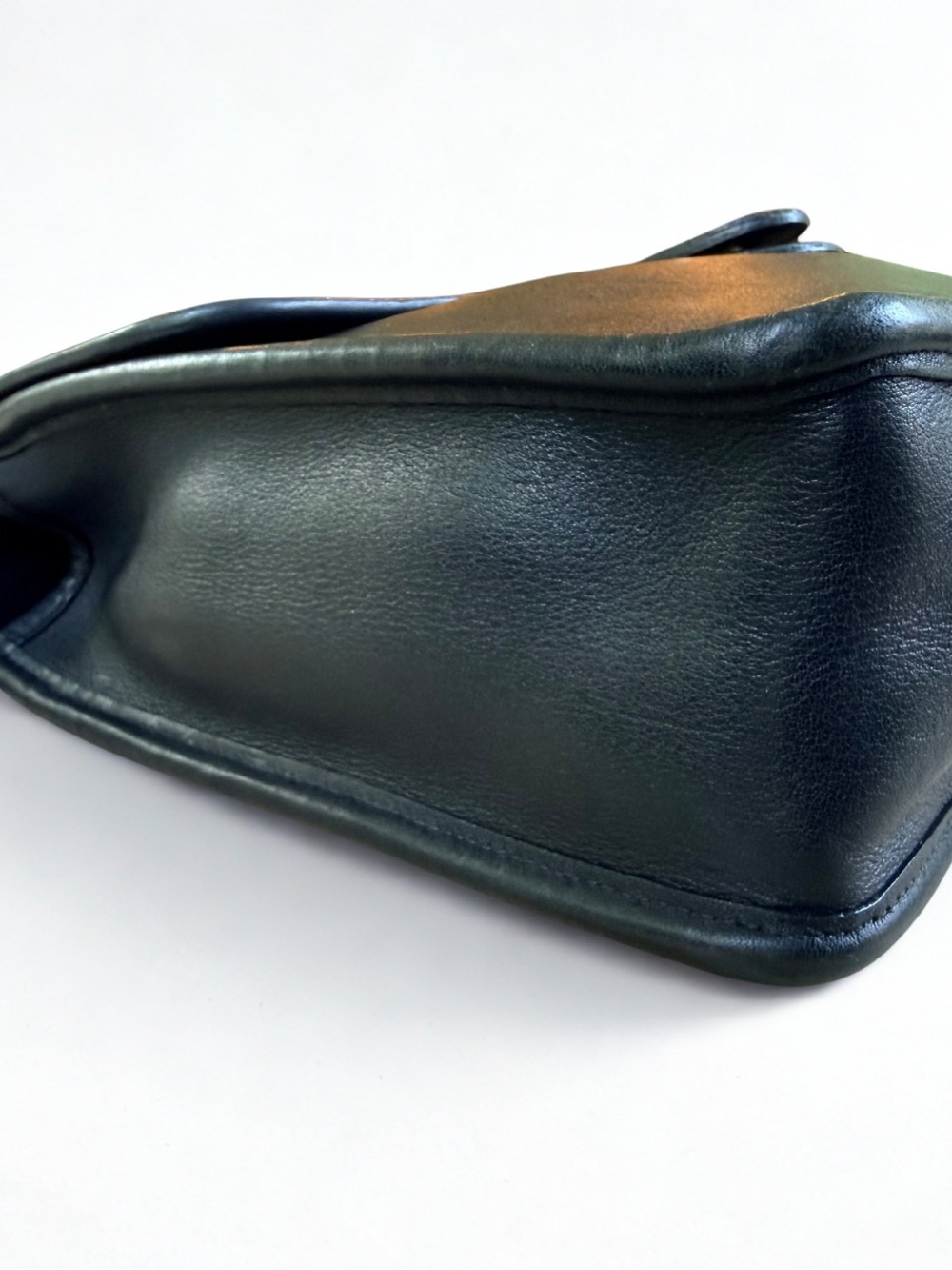 ✨ STUNNING✨ Vintage Coach Willis Bag 9927 Black Glovetanned Leather & Dust Bag - Picture 5 of 12